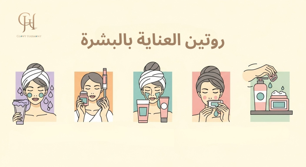 دليل العناية بالبشرة روتين العناية بالبشرة