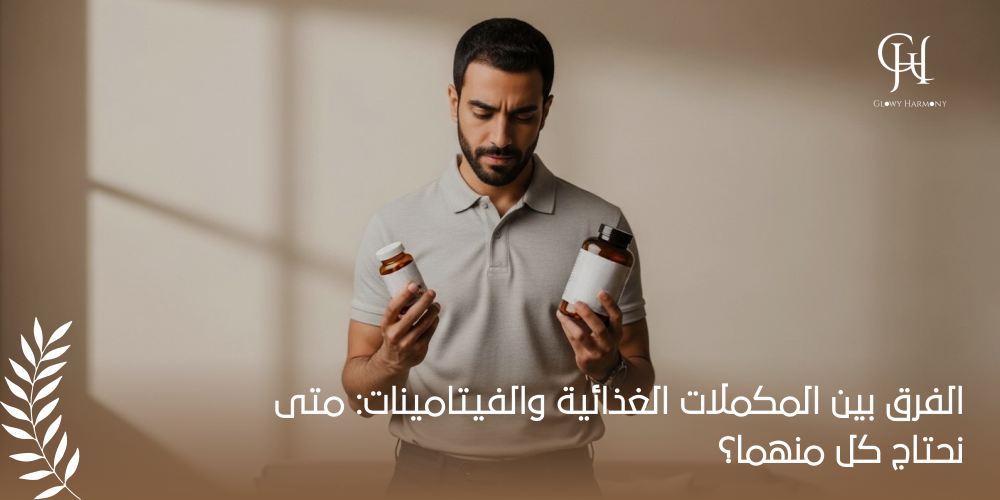 الفرق بين المكملات الغذائية والفيتامينات: متى نحتاج كل منهما؟