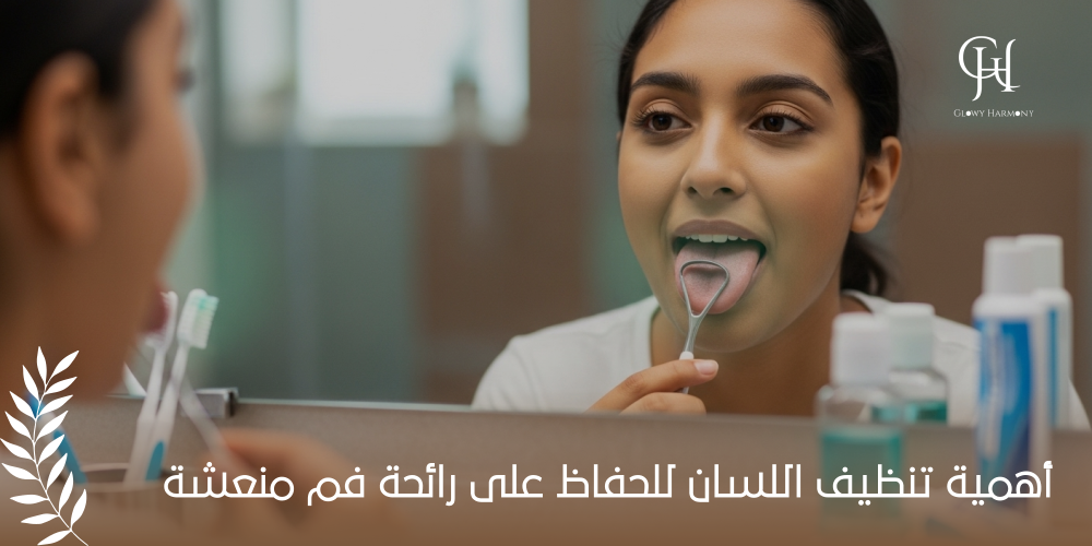 أهمية تنظيف اللسان للحفاظ على رائحة فم منعشة