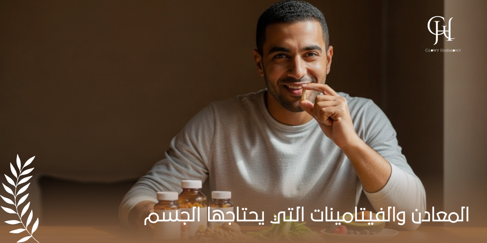 المعادن والفيتامينات التي يحتاجها الجسم