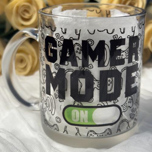 كوب زجاجي Gamer Mode