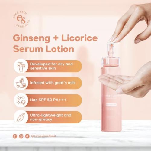 Esme Skin Ginseng+Licorice Serum Lotion