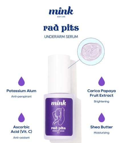 Mink Rad Pits Underarm Lightening Serum