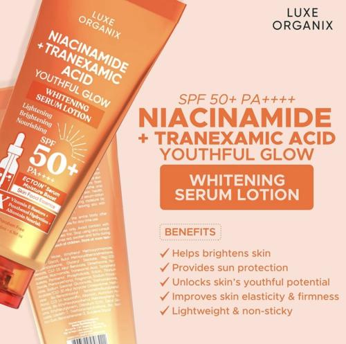 Luxe Organix Niacinamide + Tranexamic Acid Whiteni...