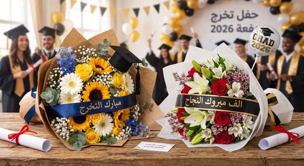 بوكيهات ورد للتخرج في مكة وجدة