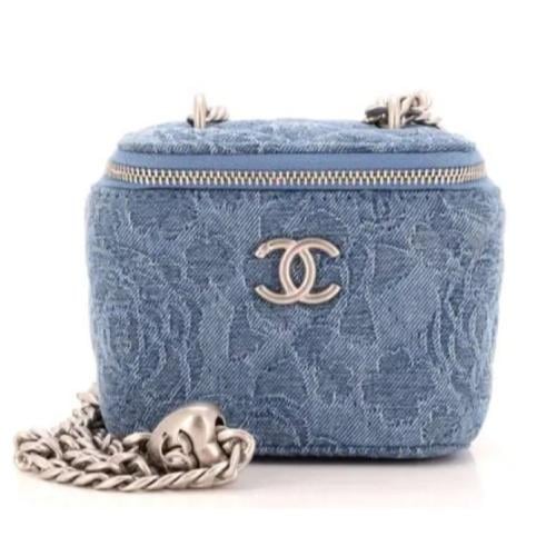 Chanel Handbag Blue, Denim - Jeans