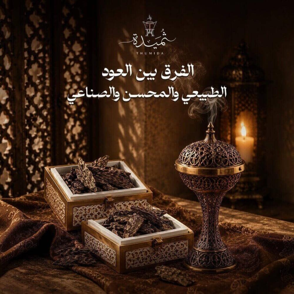 الفرق بين العود الطبيعي والمحسن والصناعي: كيف تختار النوع المناسب دون أن تدفع أكثر مما يستحق؟