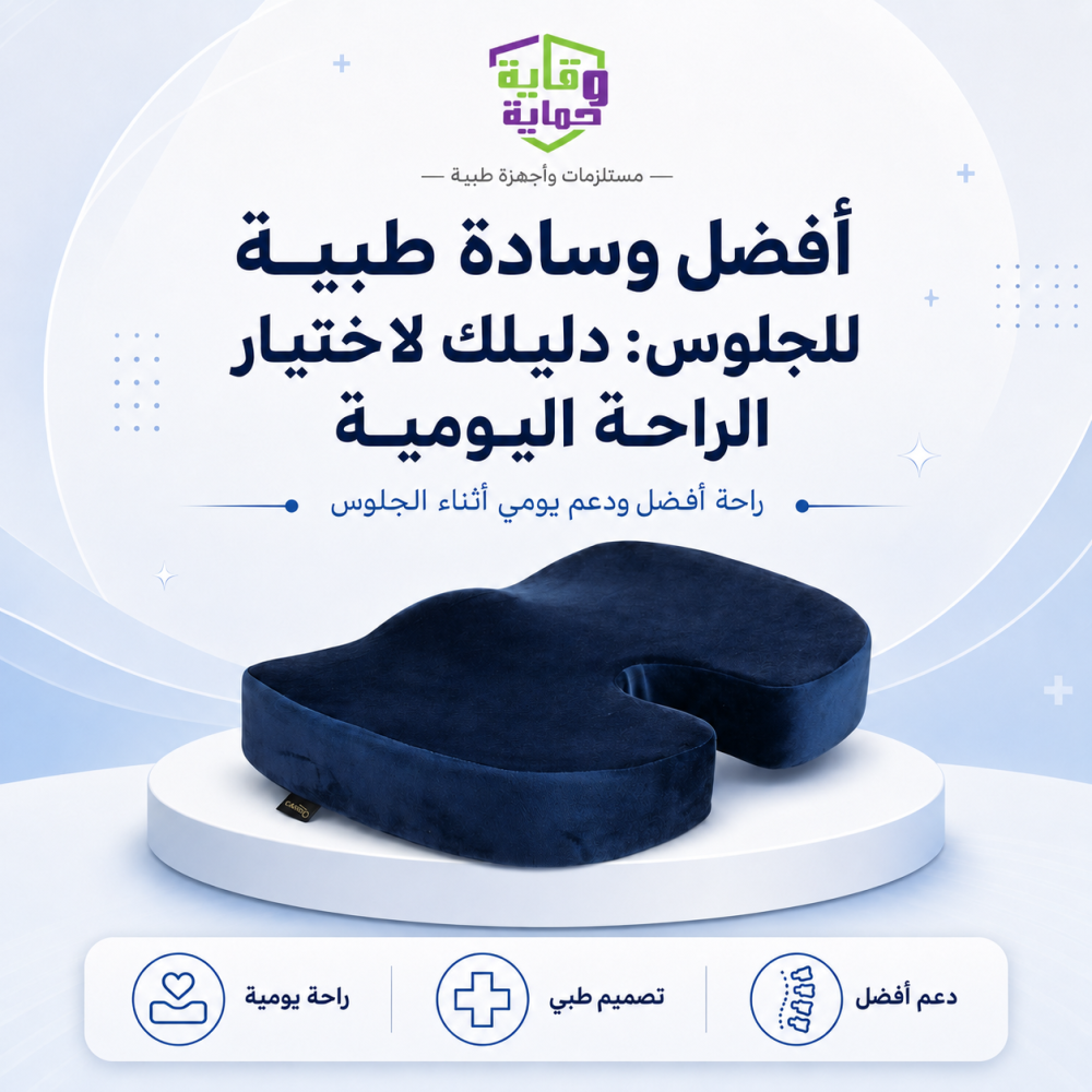 أفضل وسادة طبية للجلوس: دليلك لاختيار الراحة اليومية