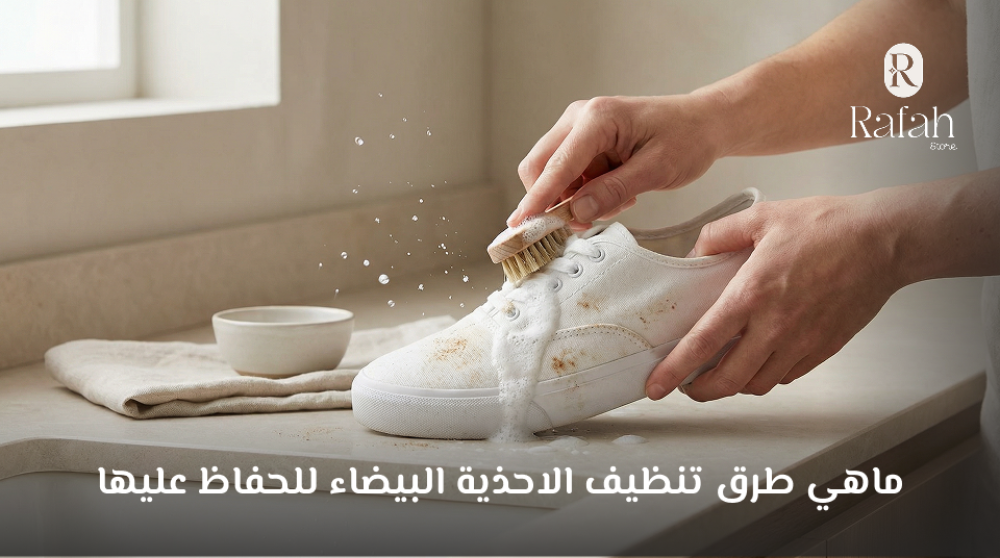 طرق تنظيف الاحذية البيضاء