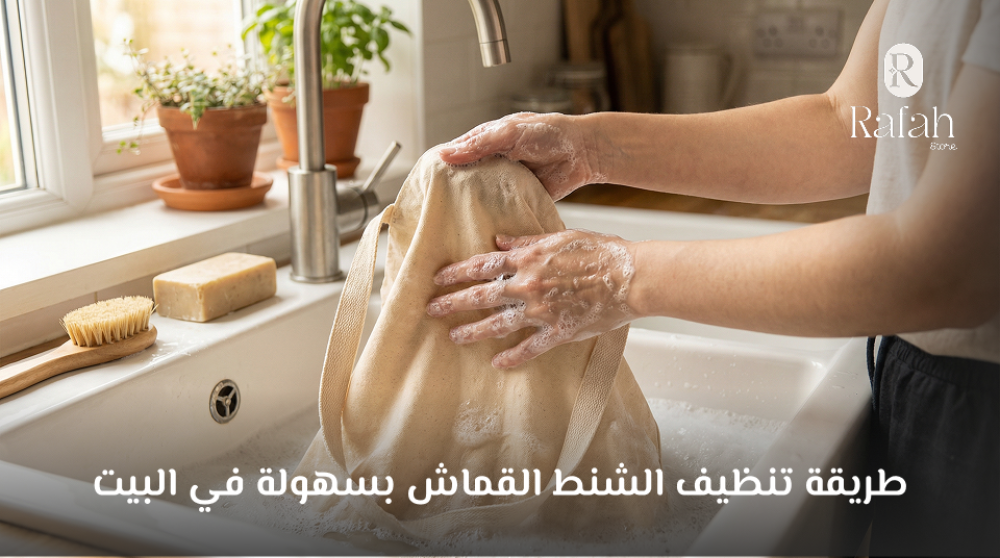 طريقة تنظيف الشنط القماش