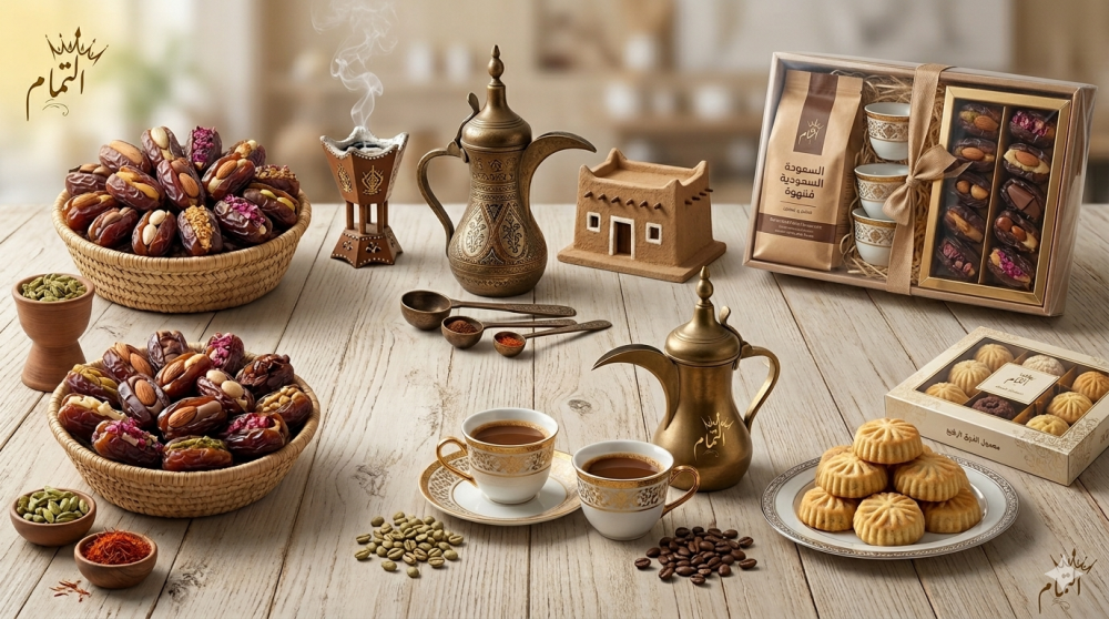 ثقافة القهوة السعودية والضيافة.