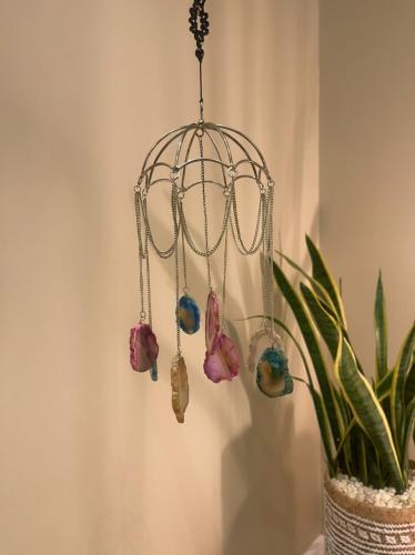 جرس الأحجار لتزيين المنزل