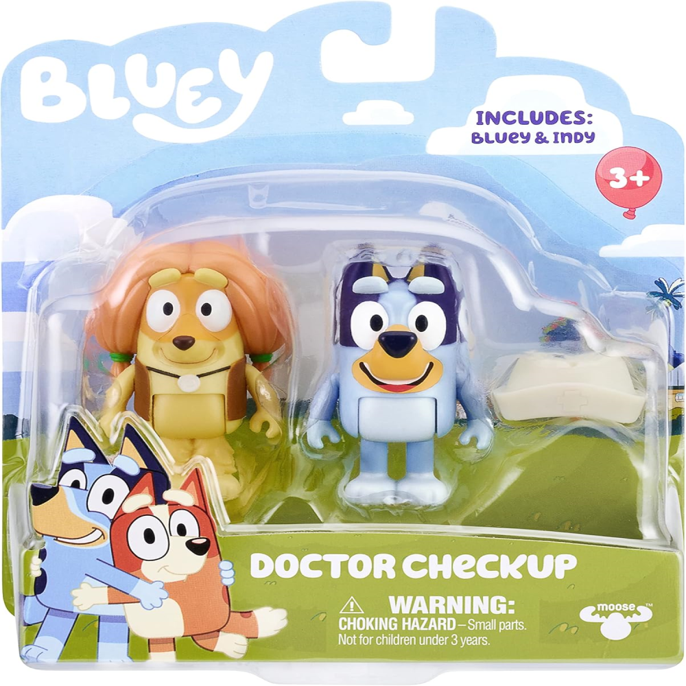 Bluey - Doctor Check-Up Figure 2 Pack / Bluey & Indy - Toysrus