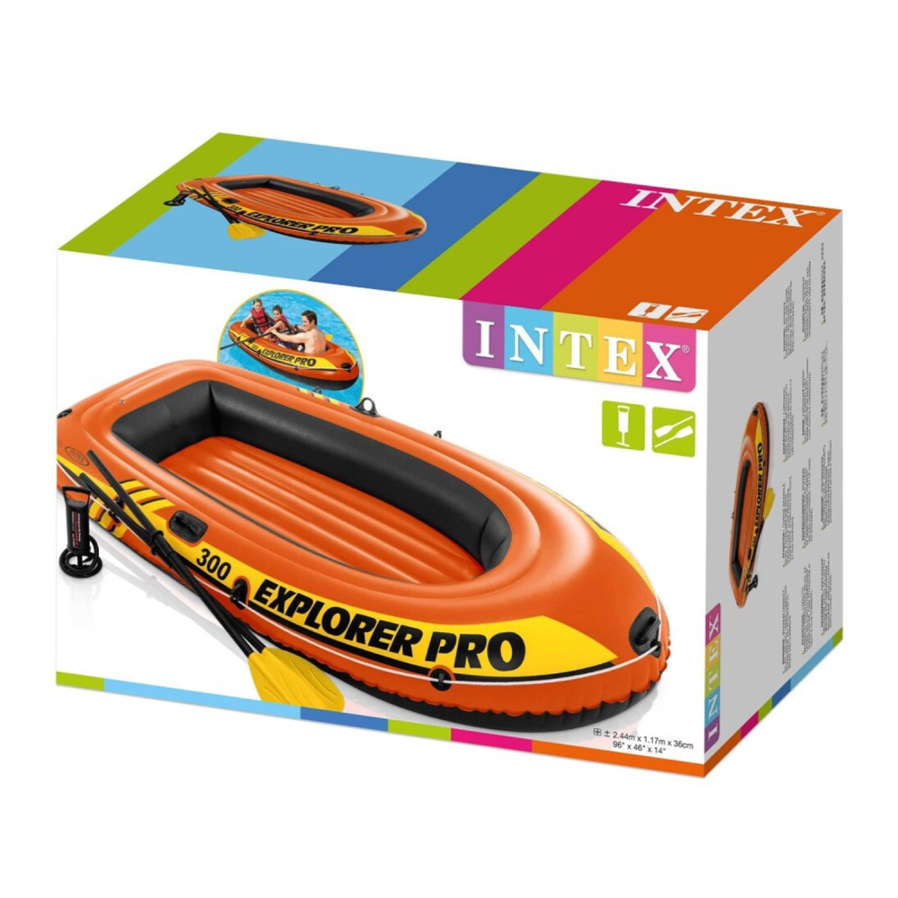 Intex Explorer 300 Boat Set (Ages 6) Toysrus