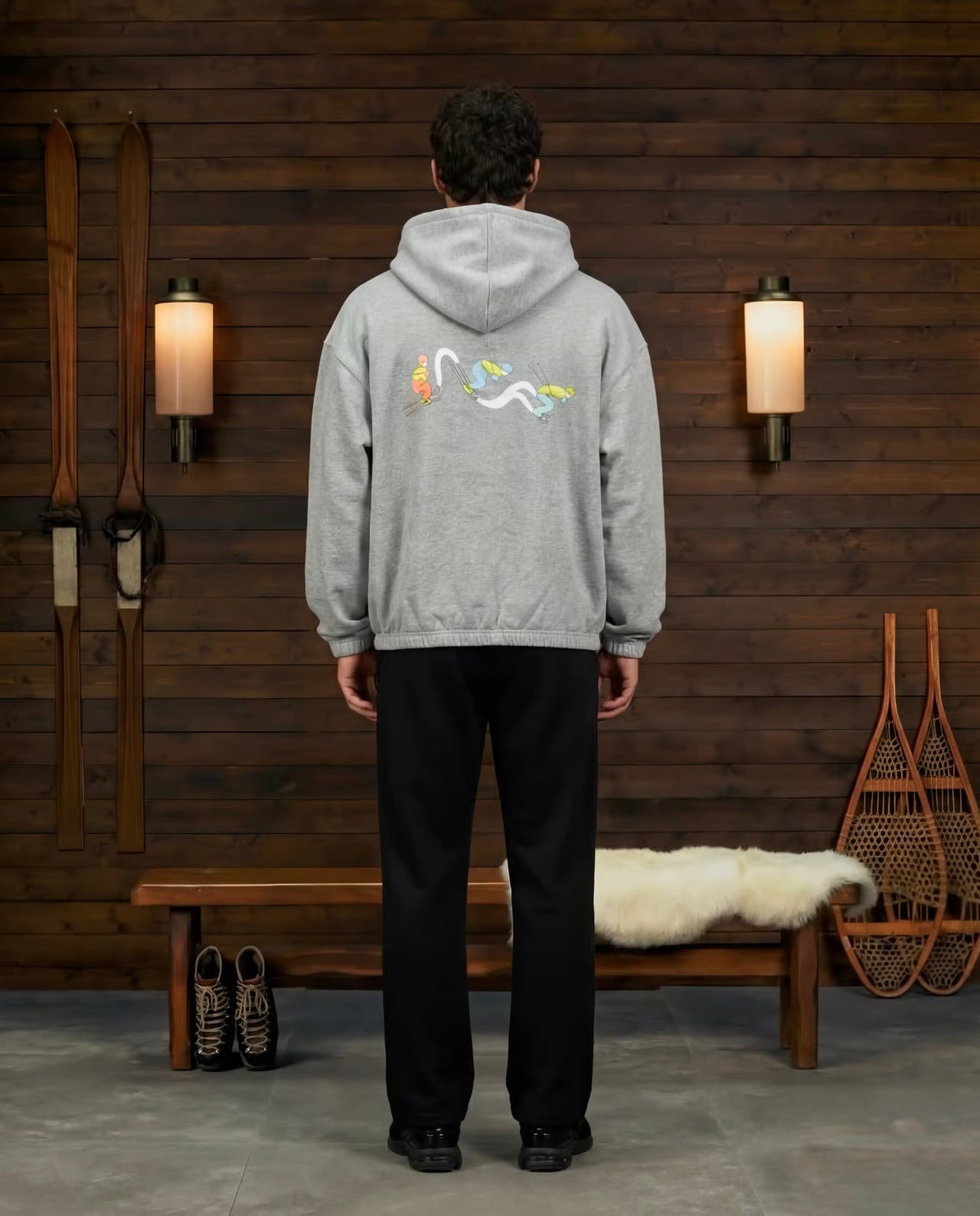 Grey Light Sky Hoodie