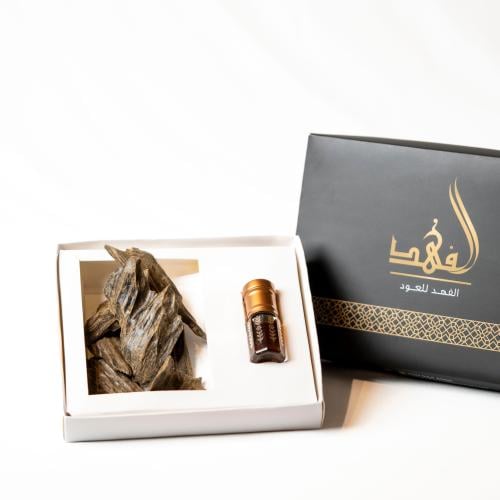 أوقية عود كلمنتان + ربع تولة دهن عود التراد المعتق
