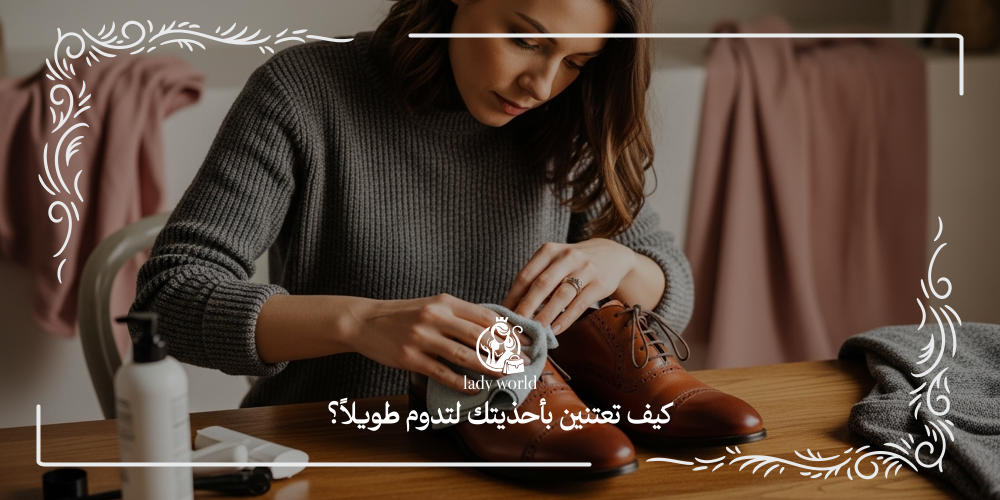 كيف تعتنين بأحذيتك
