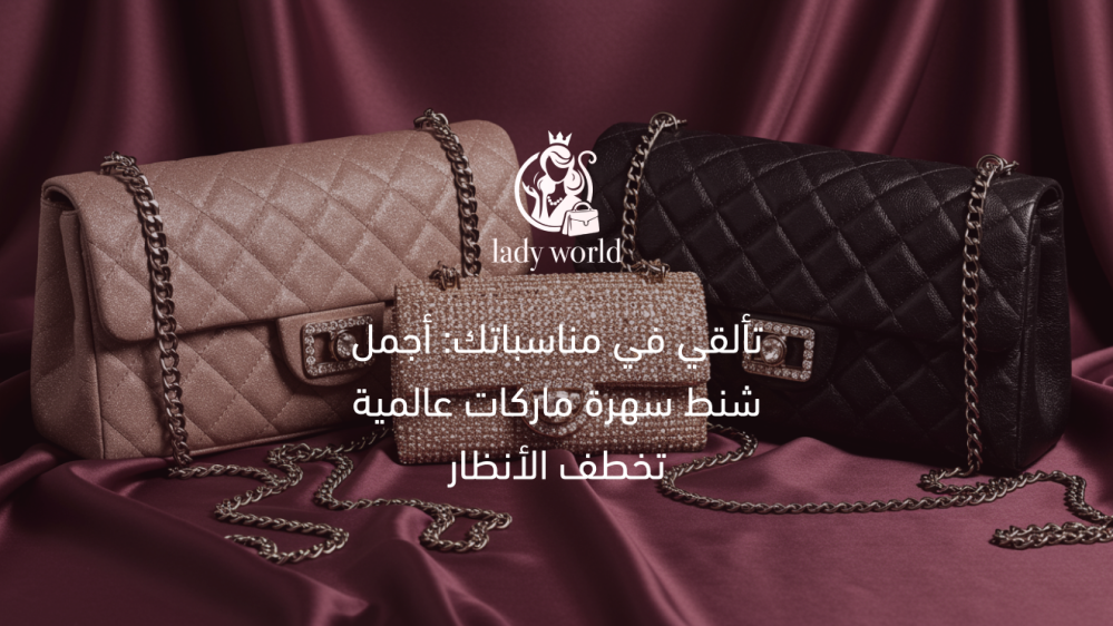 تألقي في مناسباتك: أجمل شنط سهرة ماركات عالمية تخطف الأنظار