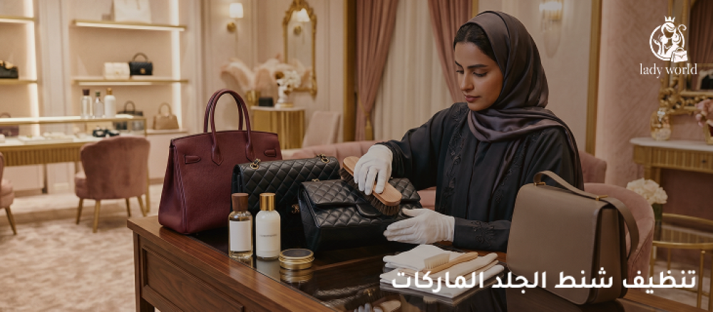 تنظيف شنط الجلد الماركات