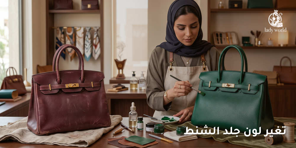 أسباب تغير لون جلد الشنط وكيفية استعادته | دليل العناية المتكامل