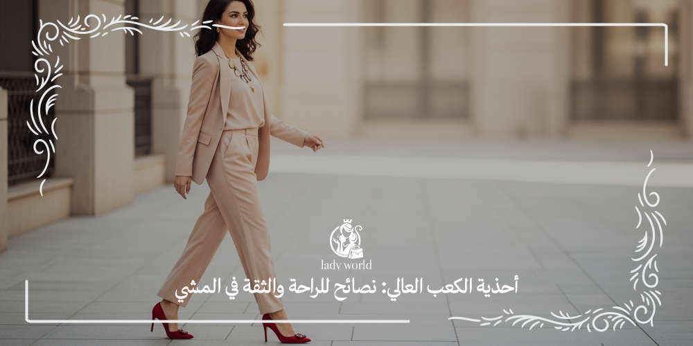 أحذية الكعب العالي نصائح للراحة والثقة في المشي