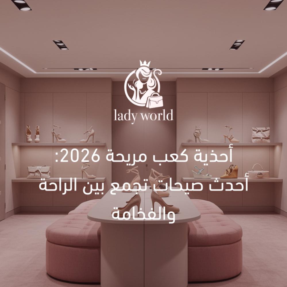 أحذية كعب مريحة 2026: أحدث صيحات تجمع بين الراحة والفخامة