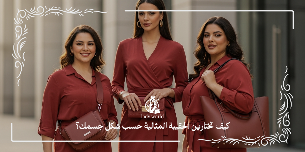 كيف تختارين الحقيبة المثالية حسب شكل جسمك؟