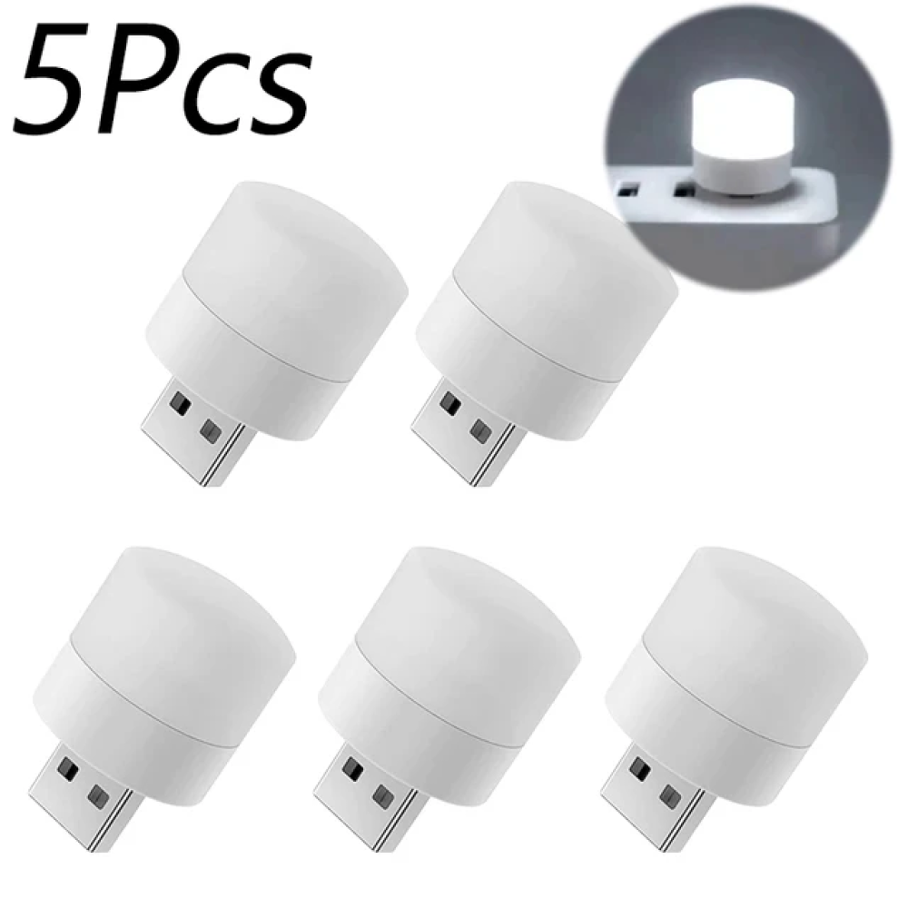 5pcs White