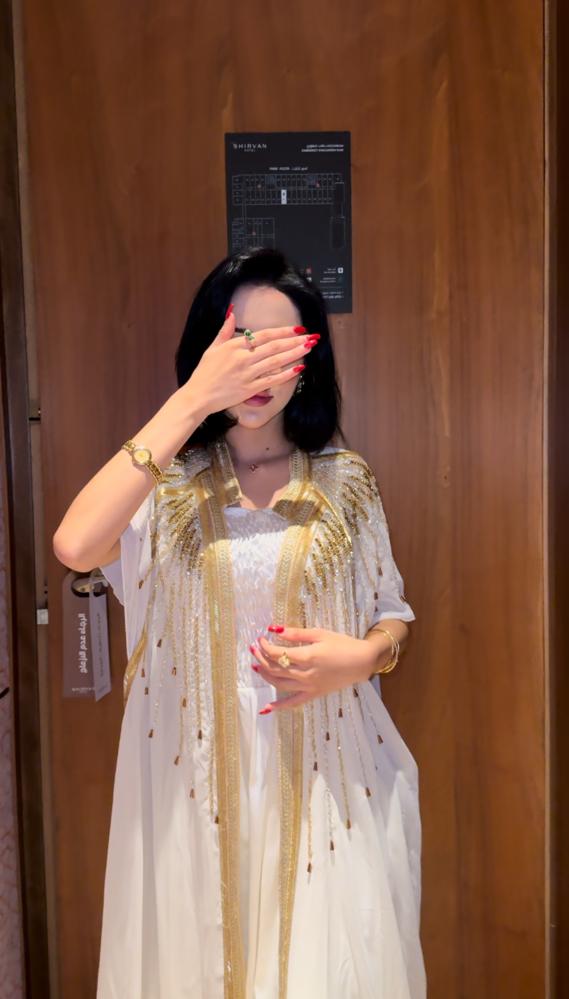 جلابية مشلح تطريز