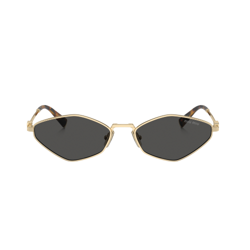 Miu Miu - Vertical Logo Irregular Sunglasses