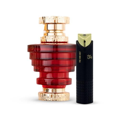 مجموعة عطر رنان في اي بي الأحمر - 100 مل وعطر رنان...