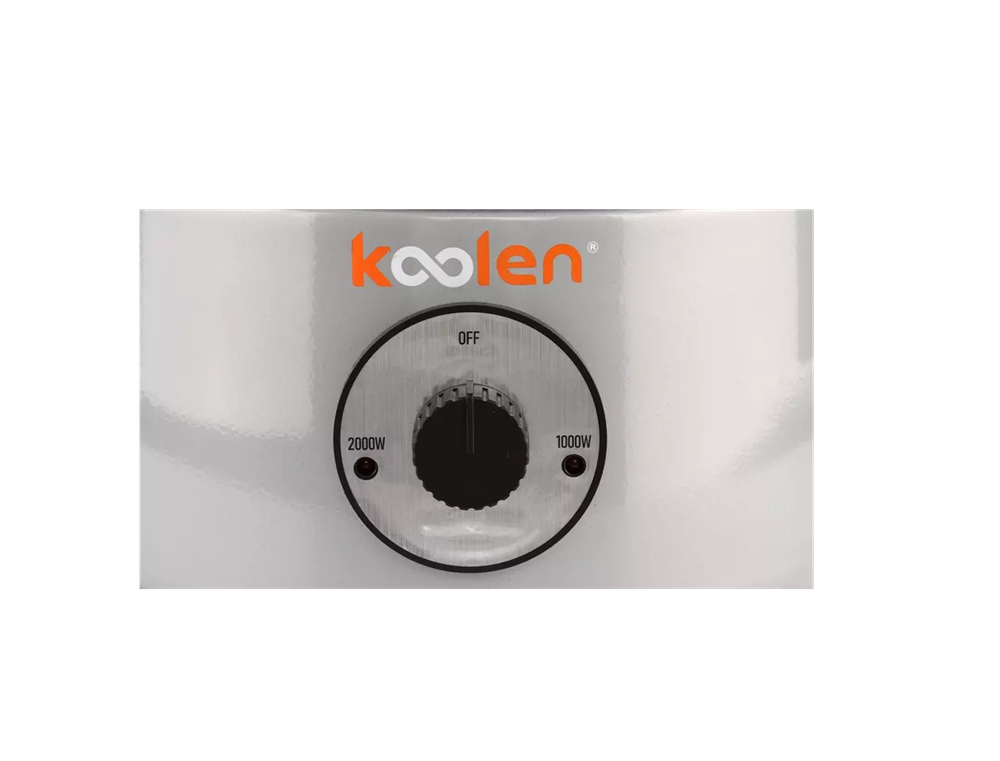 دفاية كهربائية كولين مدورة 2000 واط سلفر Koolen Electric Heater 807102040