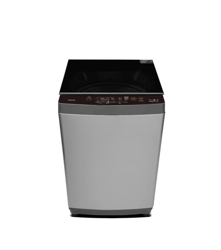 توشيبا غسالة علوية اتوماتيك سعة 13 كيلو بتقنية UFB انفيرتر فضي Toshiba AW-DUHN1400LUPBB(SG)
