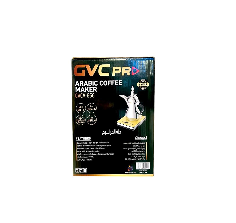 دلة المراسيم الكهربائية جي في سي برو GVC Pro Electric Arabic Coffee Maker GVCA-666