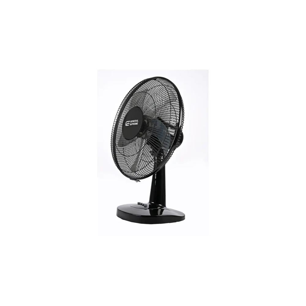 مروحة جنرال سوبريم طاولة 55 واط لون اسود General Supreme Table Fan GSFT03BM