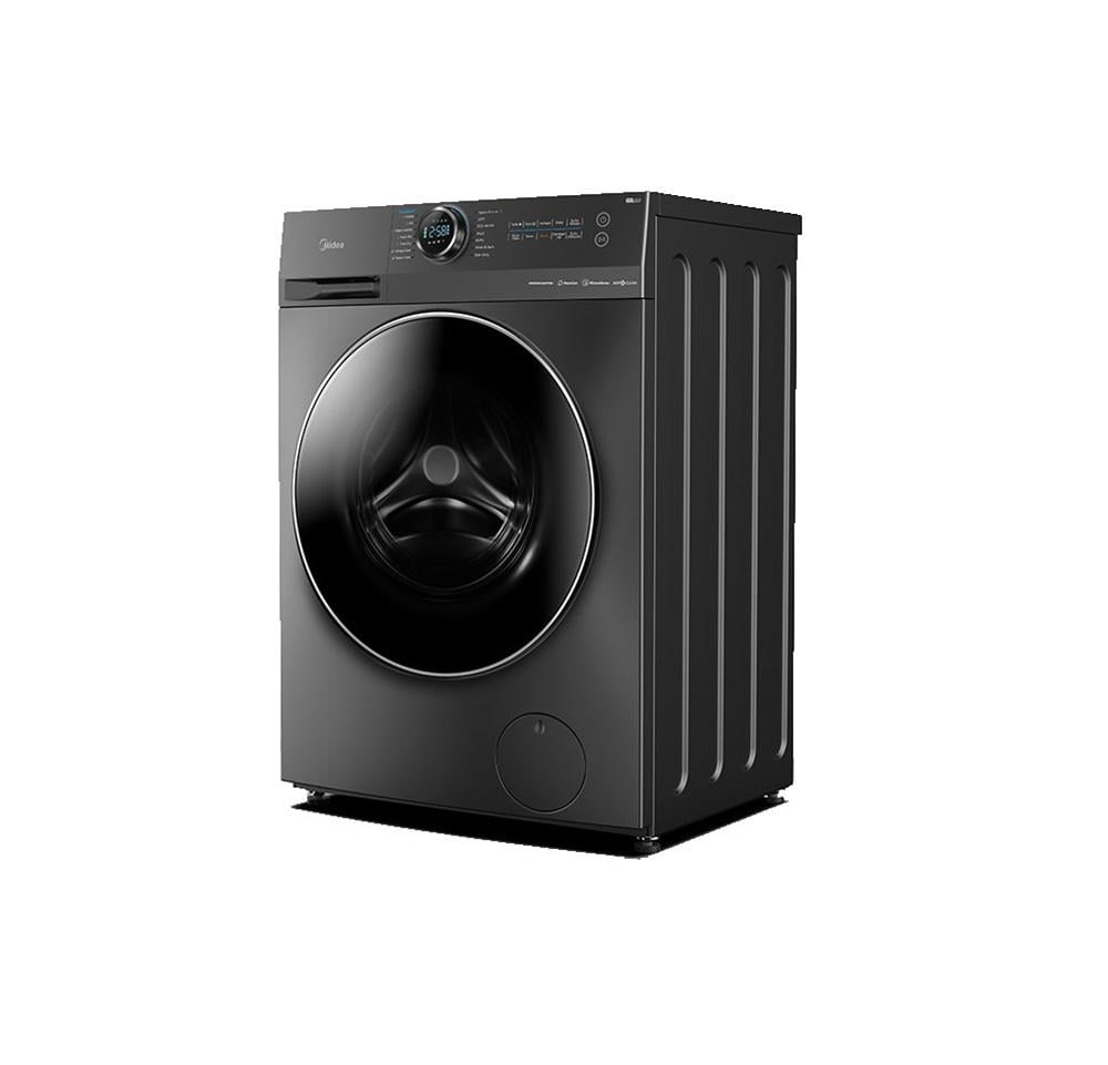 غسالة ملابس ميديا اوتوماتيك حرارية فتحة امامية 10 كج سلفر Midea Front Load Washing Machine MF200D100W1TSA