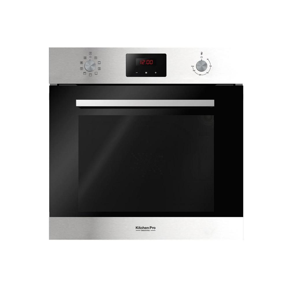 كيتشن برو فرن كهرباء بلت ان 60 سم 9 وظائف ديجتال استيل إيطالي - Kitchen Pro KP609/EL