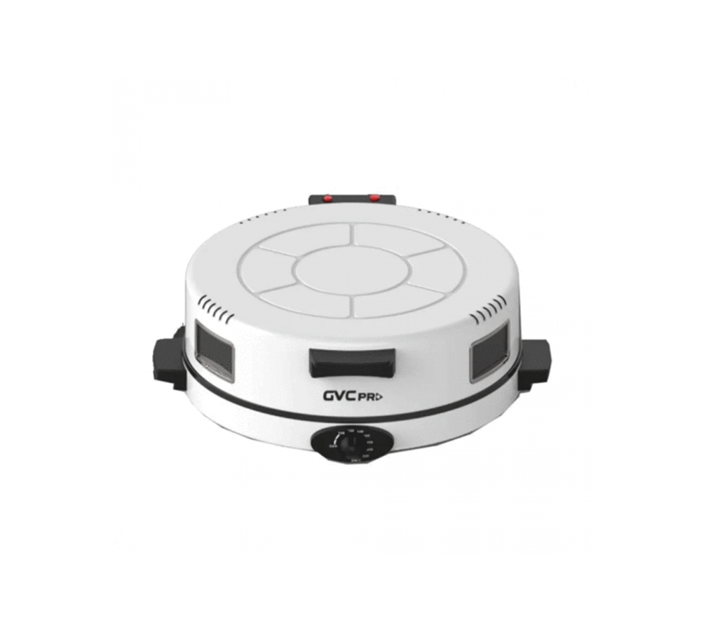 خبازة جي في سي برو 30 سم 1800 واط لون ابيض GVC Pro ARABIC BREAD MAKER GVCBM-301W