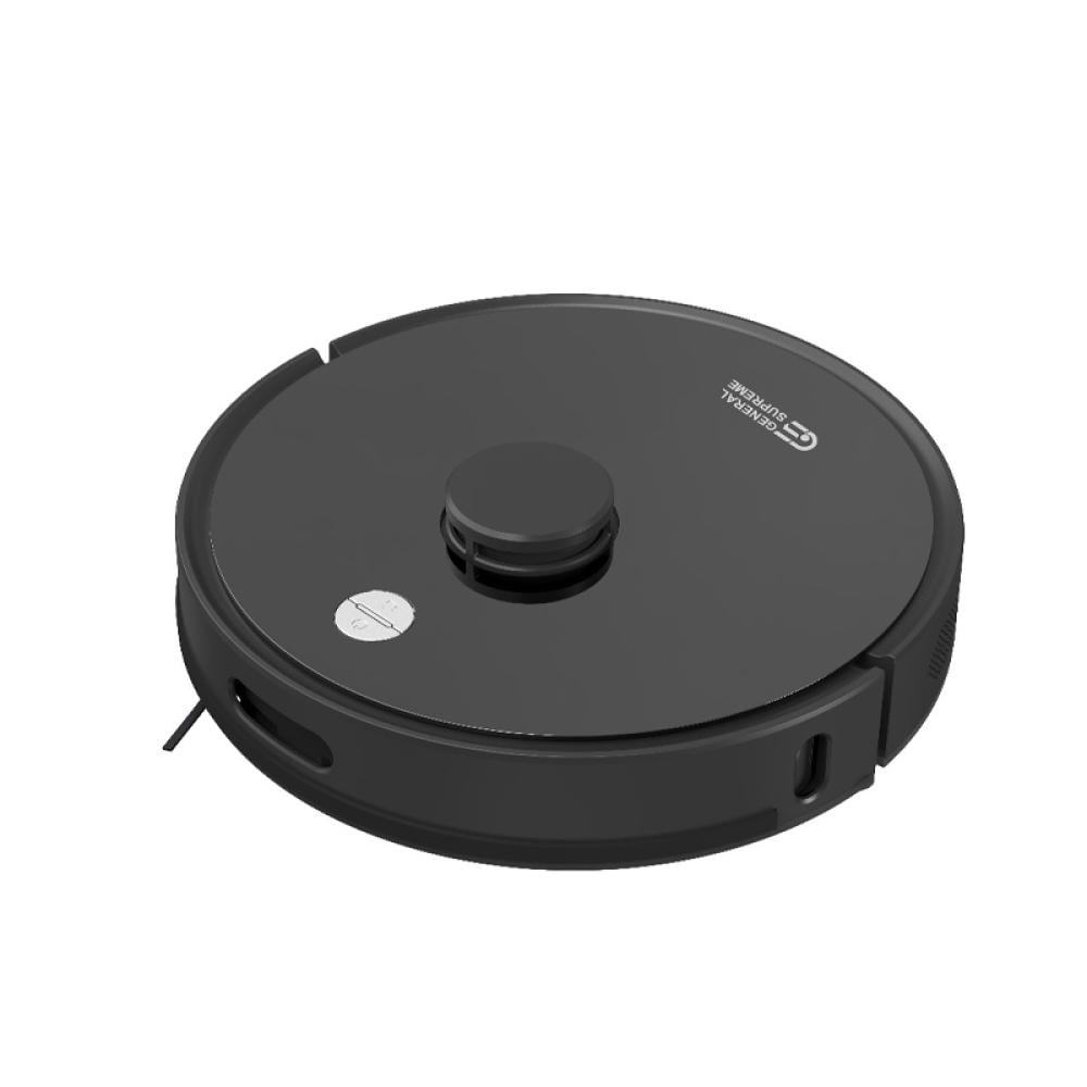 مكنسة روبوت كهربائية جنرال سوبريم مع ريموت كنترول ومنصة للشحن التلقائي General Supreme Robot Vacuum Cleaner GSVCRDZ
