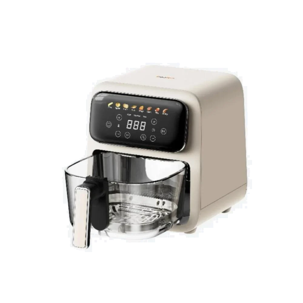قلاية هوائية كولين مع سلة زجاجية 4 لتر 1200 واط ابيض Koolen Air Fryer 816102025