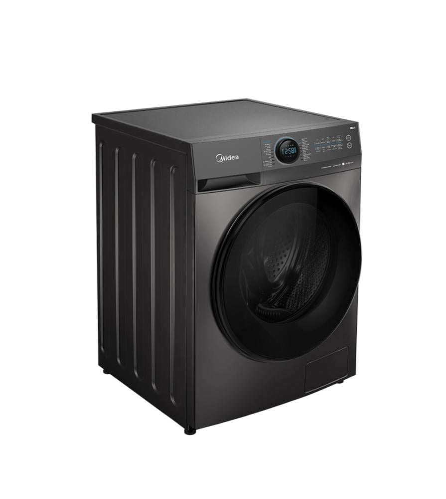 ميديا غسالة ​​تعبئة امامية 10 كجم فضي غامق Midea MF200W100W1TSA