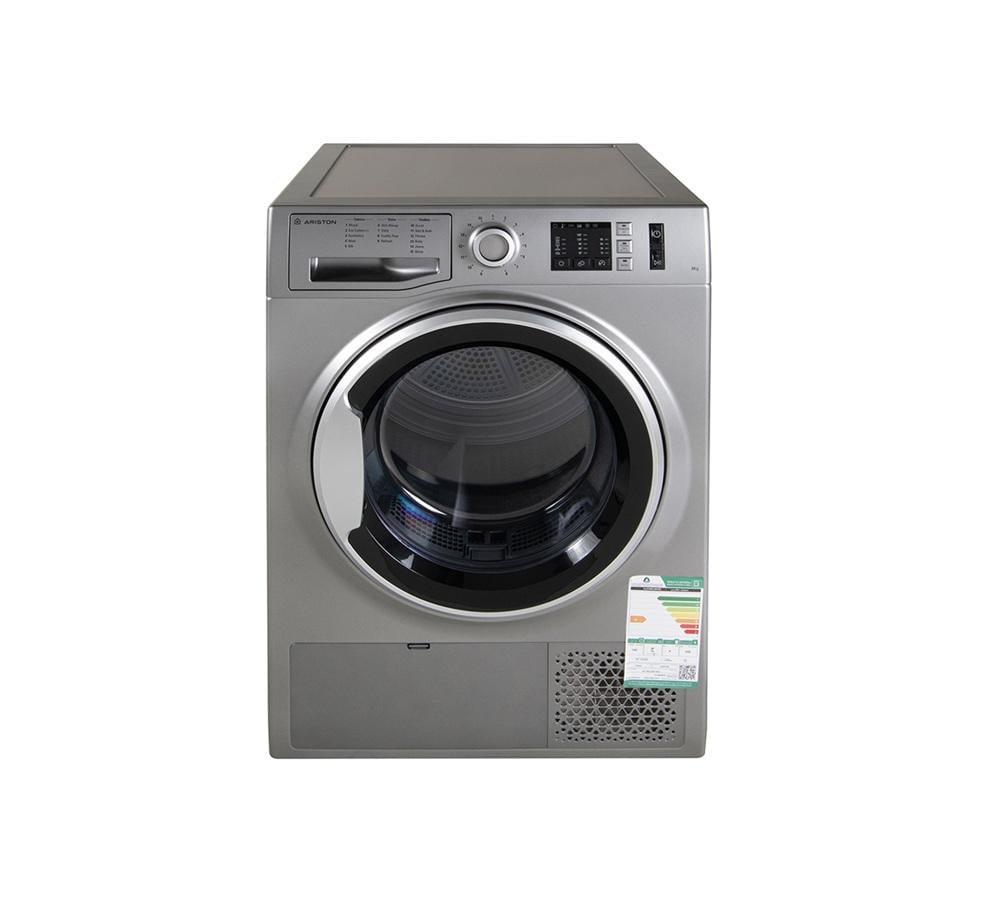 اريستون مجفف تعبئة امامية 8 كيلو بالتكثيف سيلفر ARISTON NTSCM108BS60Hz