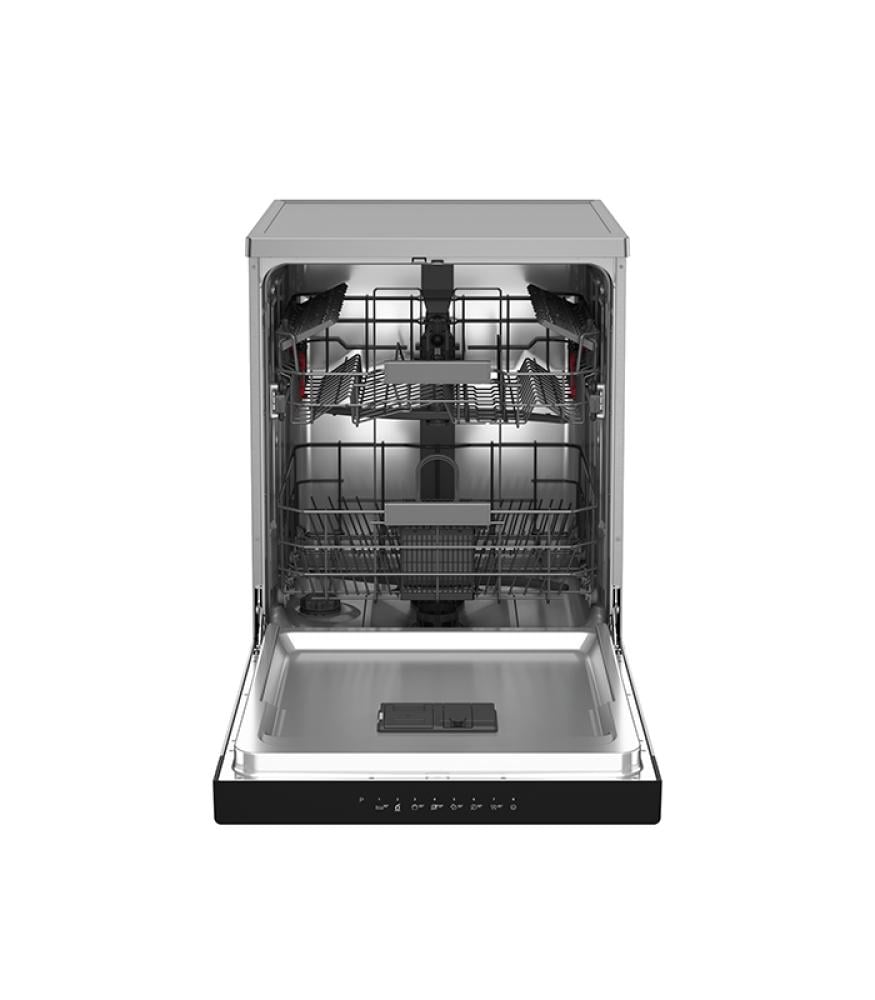 غسالة صحون ويرلبول 14 مكان 8 برامج انفرتر لون سلفر فتح تلقائي صناعة بولندي Whirlpool Dishwasher WFC3C26NX