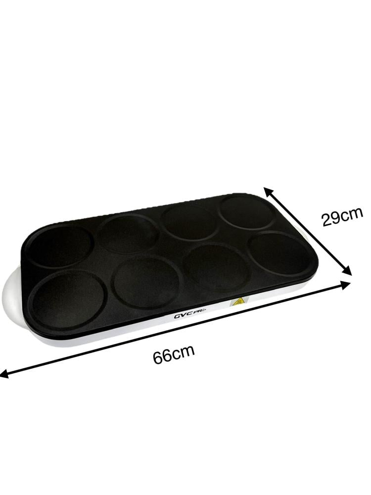 صانعه كريب جي في سي برو 8 عيون 1450 واط GVC Pro Crepe Maker GVCBN-508