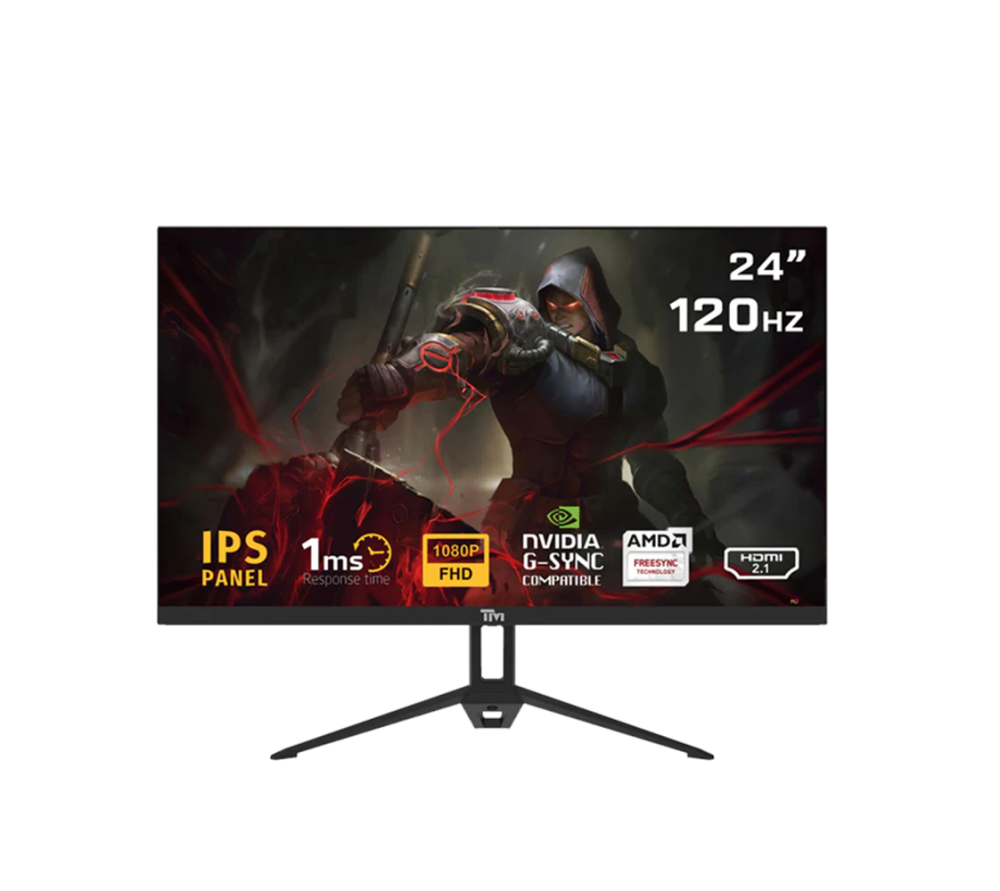 شاشة العاب احترافية تويستد مايندس 23.8 بوصة 120 هيرتز 2.1 HDMI معدل تحديث 1MS لون اسود Twisted Minds FHD1080P TM24FHD120IPS