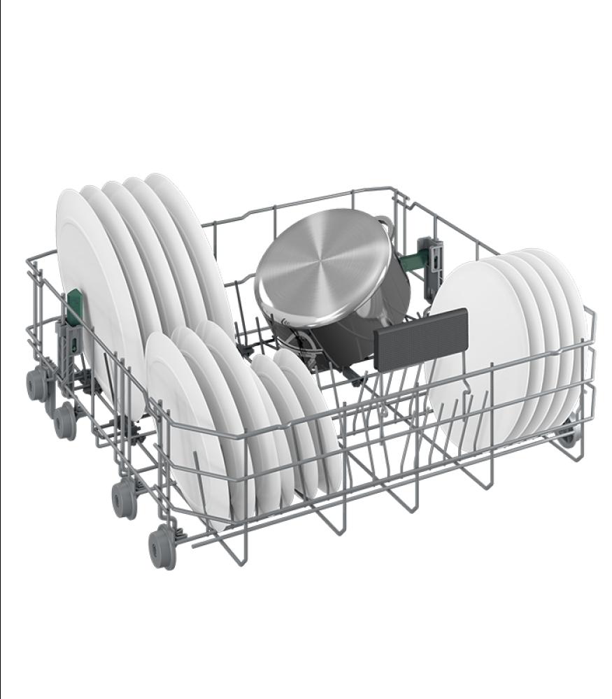 غسالة صحون ويرلبول 14 مكان 6 برامج انفرتر لون سلفر صناعة تركية Whirlpool Dishwasher WFD646CIHXSA