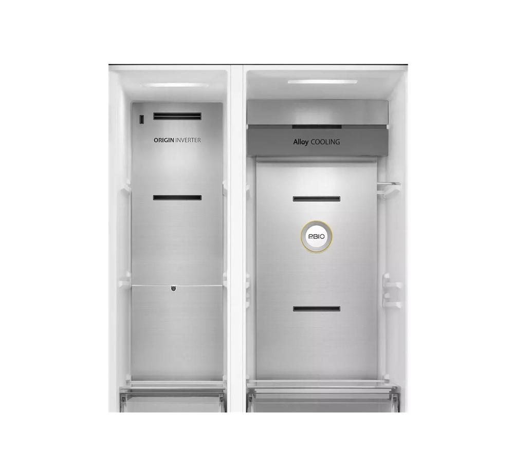 توشيبا ثلاجة دولابي 19.4 قدم سعة 549 لتر انفيرتر زجاج اسود Toshiba GR-RS780WI-PGU(22)