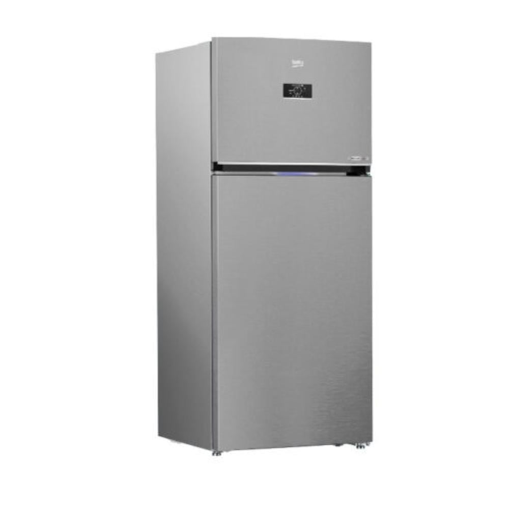 بيكو ثلاجة بابين 19.7 قدم سعة 480 لتر انفيرتر فضي Beko RDNE20C0XP