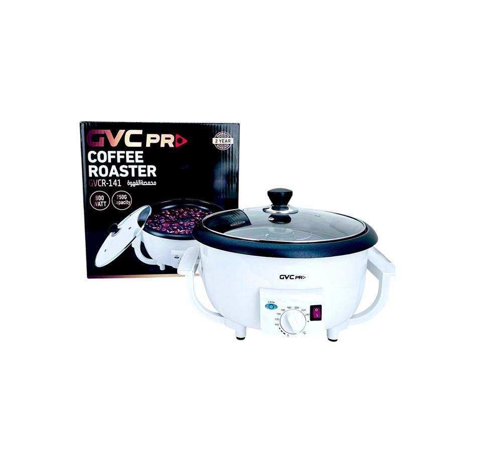 محمصة قهوة كهربائية جي في سي برو 750 جرام 800 واط GVC Pro Coffee Roaster GVCR-141