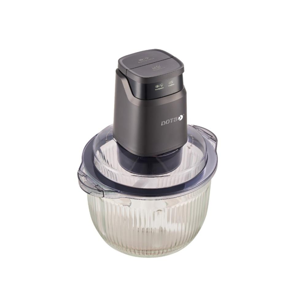 قطاعة وعجانة دوتس 600 واط مع وعائين ستانلس 4.5 لتر + زجاجي 5 لتر Dots Step-Up Chopper & Dough Mixer FCU1036SM